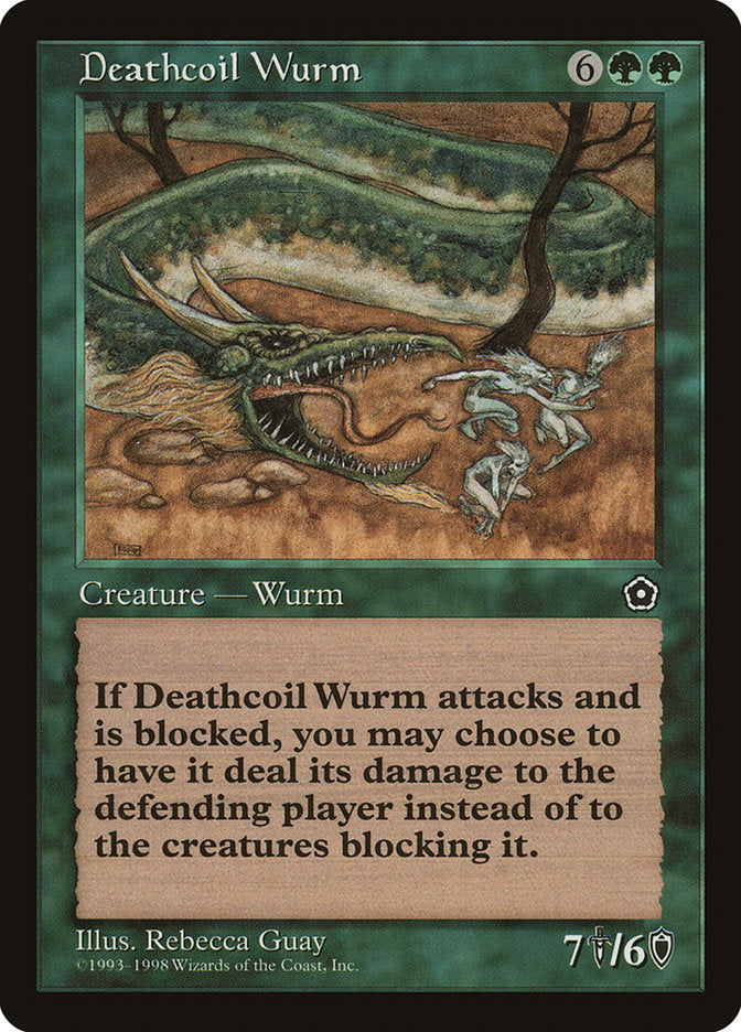Deathcoil Wurm [Portal Second Age] | Silver Goblin