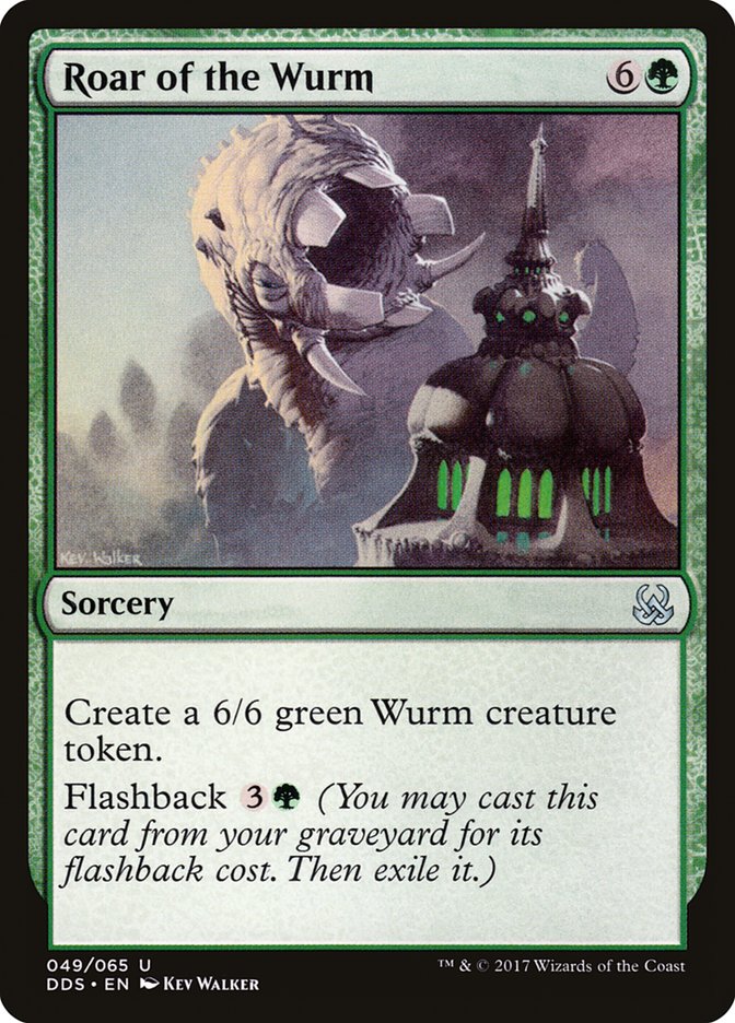 Roar of the Wurm [Duel Decks: Mind vs. Might] | Silver Goblin
