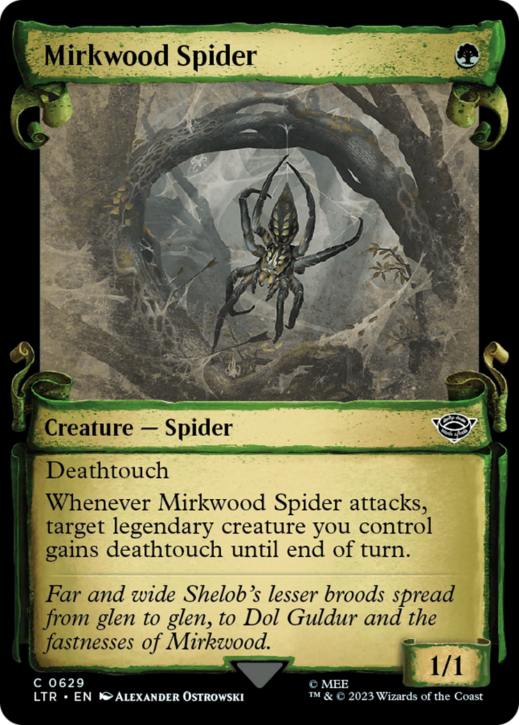Mirkwood Spider [The Lord of the Rings: Tales of Middle-Earth Showcase Scrolls] | Silver Goblin