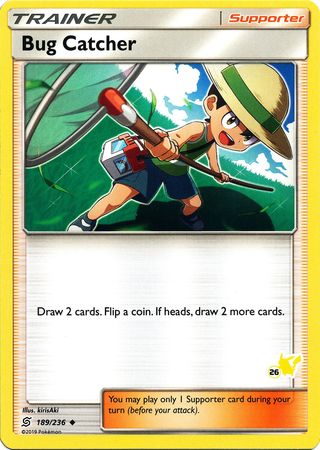 Bug Catcher (189/236) (Pikachu Stamp #26) [Battle Academy 2020] | Silver Goblin