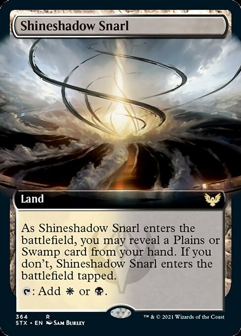 Shineshadow Snarl (Extended Art) [Strixhaven: School of Mages] | Silver Goblin