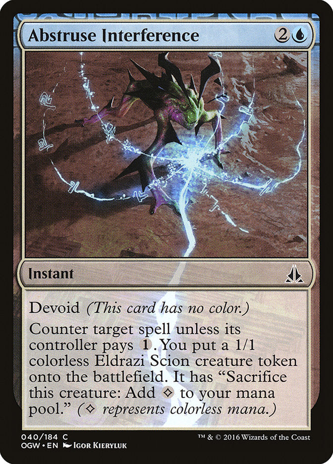 Abstruse Interference [Oath of the Gatewatch] | Silver Goblin