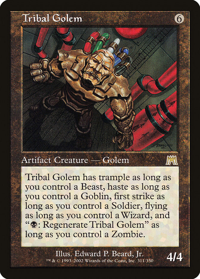 Tribal Golem [Onslaught] | Silver Goblin