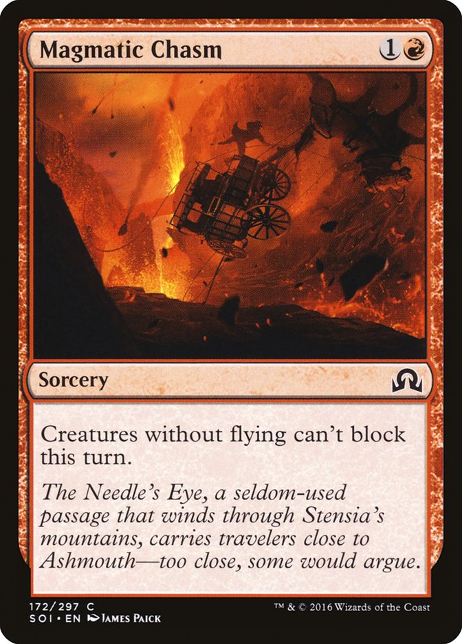 Magmatic Chasm [Shadows over Innistrad] | Silver Goblin