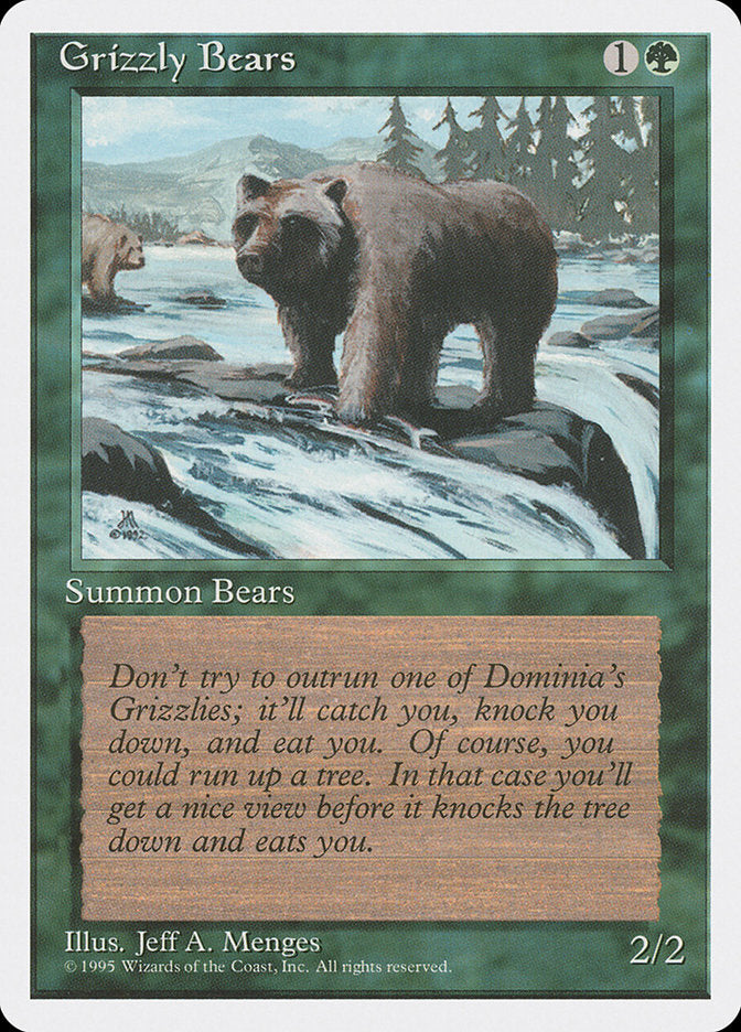 Grizzly Bears [Fourth Edition] | Silver Goblin