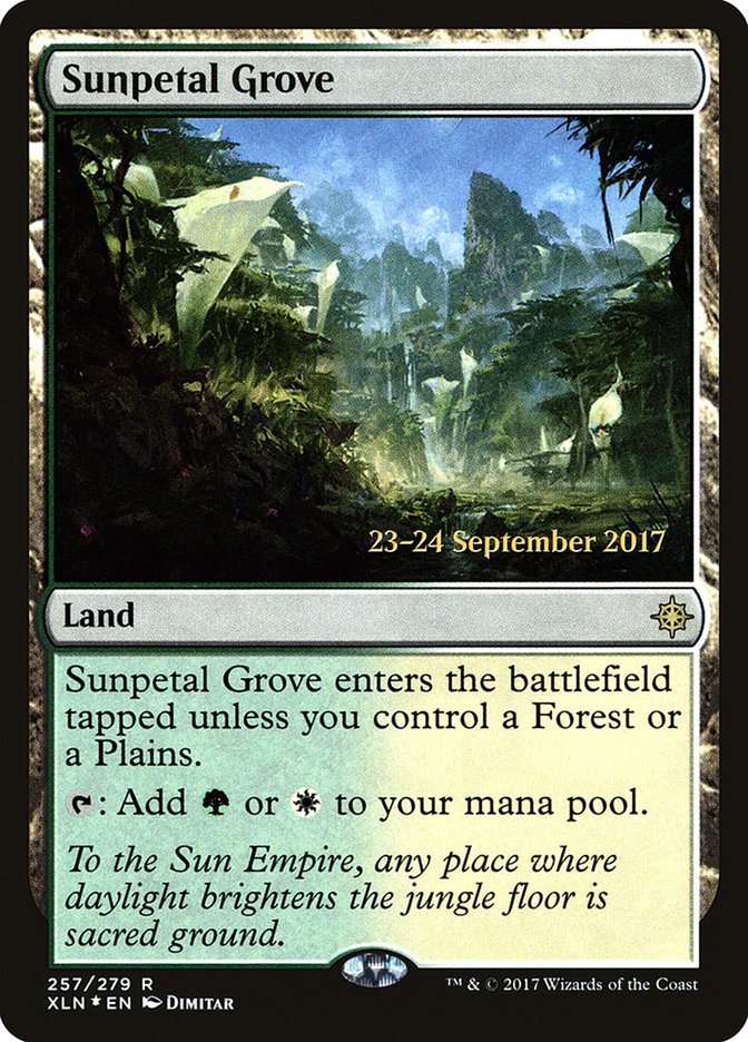 Sunpetal Grove [Ixalan Prerelease Promos] | Silver Goblin