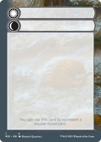 Helper Card (7/9) [Innistrad: Midnight Hunt Tokens] | Silver Goblin