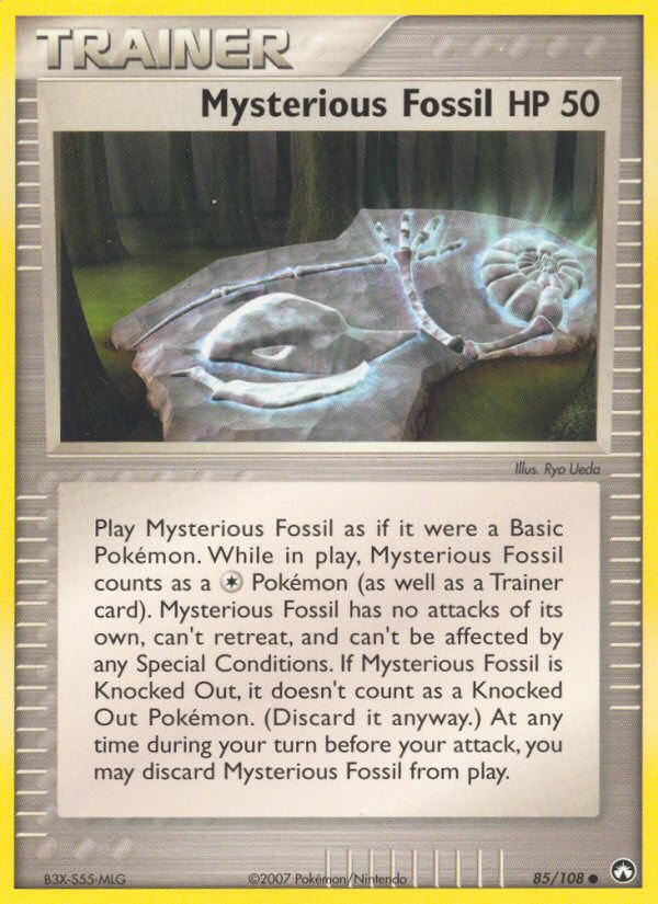 Mysterious Fossil (85/108) [EX: Power Keepers] | Silver Goblin