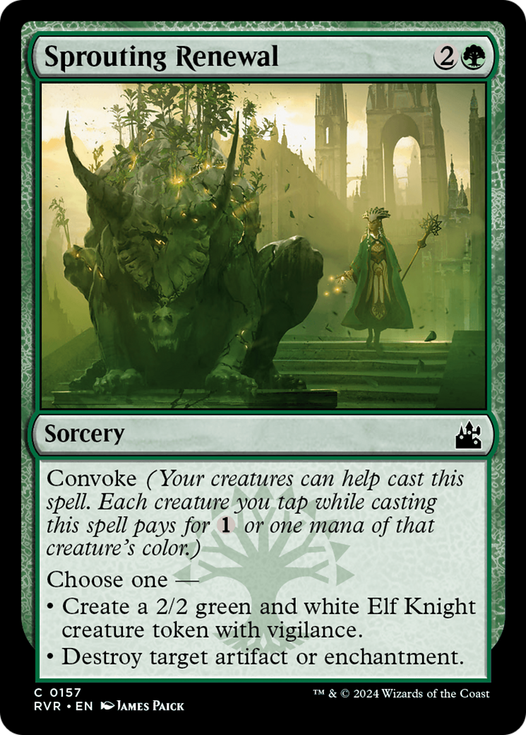 Sprouting Renewal [Ravnica Remastered] | Silver Goblin