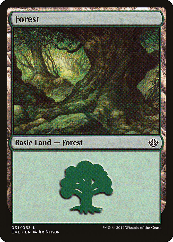 Forest (31) (Garruk vs. Liliana) [Duel Decks Anthology] | Silver Goblin
