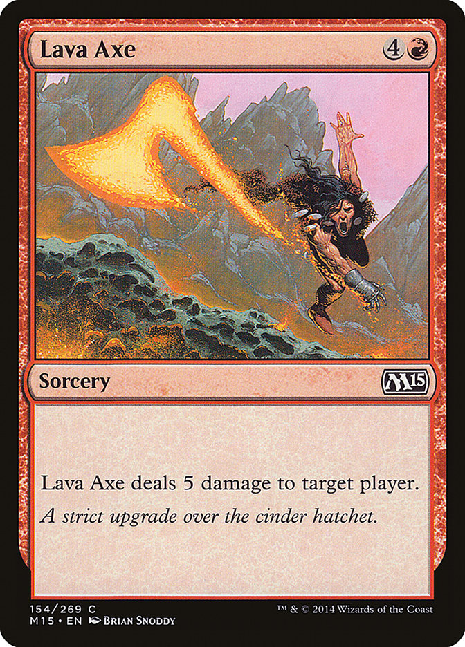 Lava Axe [Magic 2015] | Silver Goblin