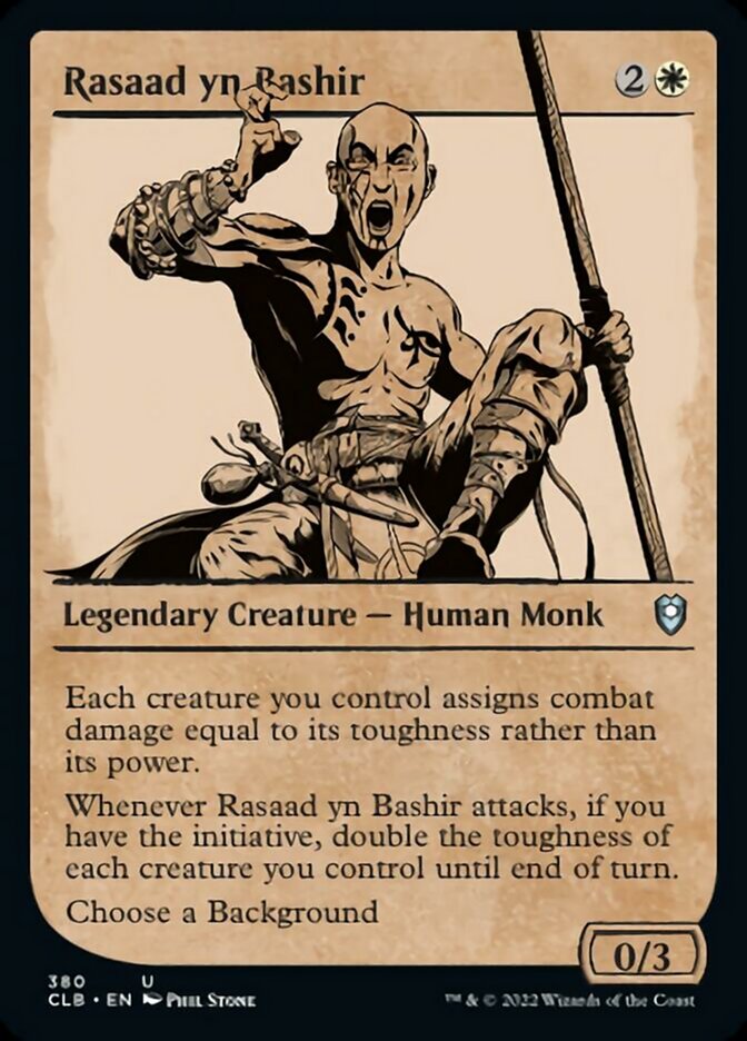 Rasaad yn Bashir (Showcase) [Commander Legends: Battle for Baldur's Gate] | Silver Goblin