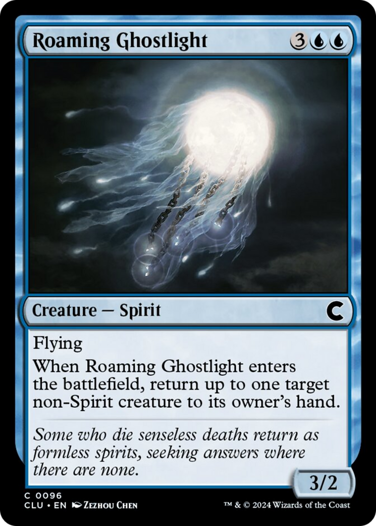 Roaming Ghostlight [Ravnica: Clue Edition] | Silver Goblin