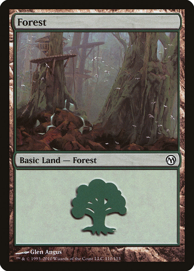 Forest (110) [Duels of the Planeswalkers] | Silver Goblin