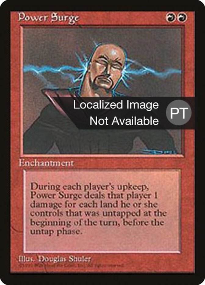 Power Surge [Fourth Edition (Foreign Black Border)] | Silver Goblin