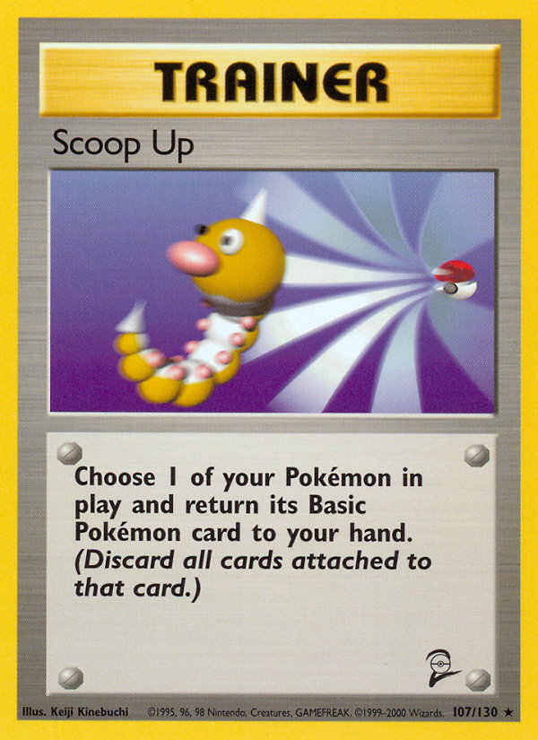 Scoop Up (107/130) [Base Set 2] | Silver Goblin