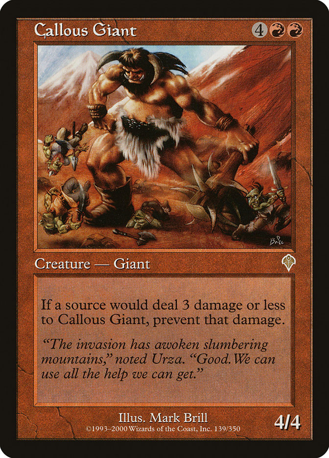 Callous Giant [Invasion] | Silver Goblin