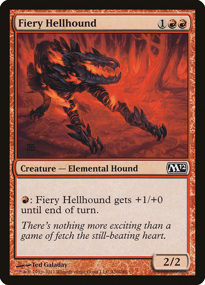 Fiery Hellhound [Magic 2012] | Silver Goblin