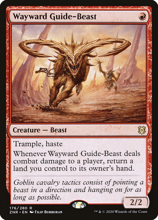Wayward Guide-Beast [Zendikar Rising] | Silver Goblin