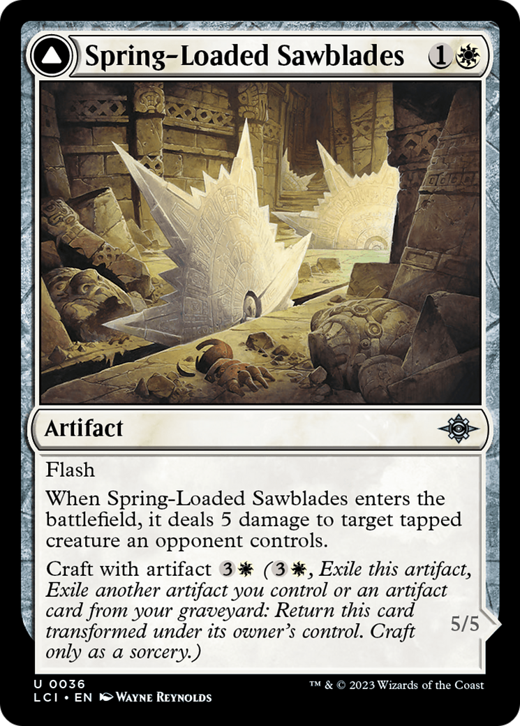 Spring-Loaded Sawblades // Bladewheel Chariot [The Lost Caverns of Ixalan] | Silver Goblin
