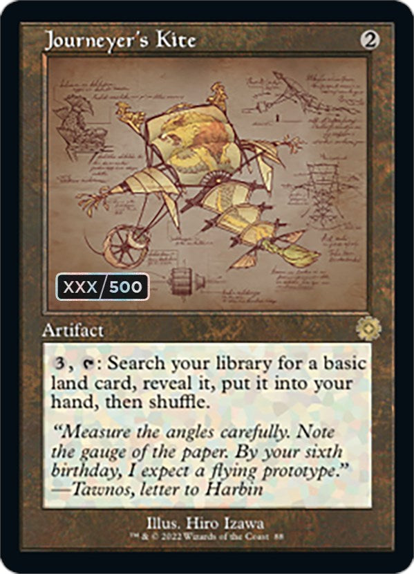 Journeyer's Kite (Retro Schematic) (Serialized) [The Brothers' War Retro Artifacts] | Silver Goblin