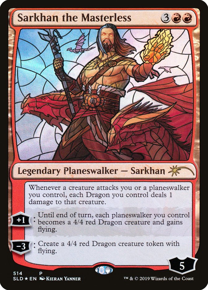 Sarkhan the Masterless (Stained Glass) [Secret Lair Drop Promos] | Silver Goblin
