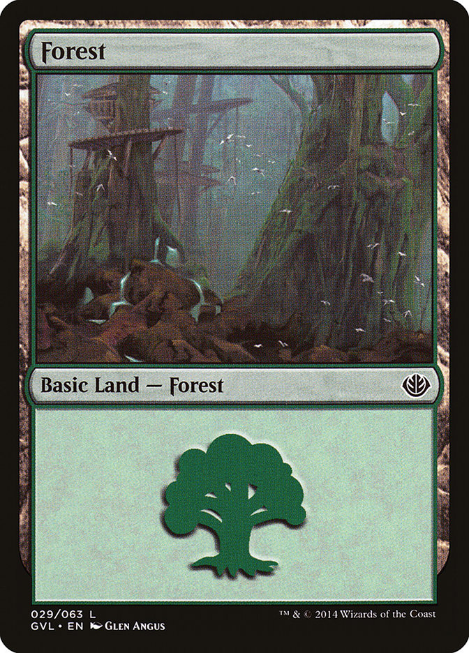 Forest (29) (Garruk vs. Liliana) [Duel Decks Anthology] | Silver Goblin