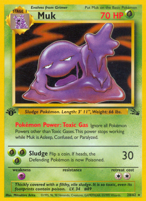 Muk (28/62) [Fossil 1st Edition] | Silver Goblin