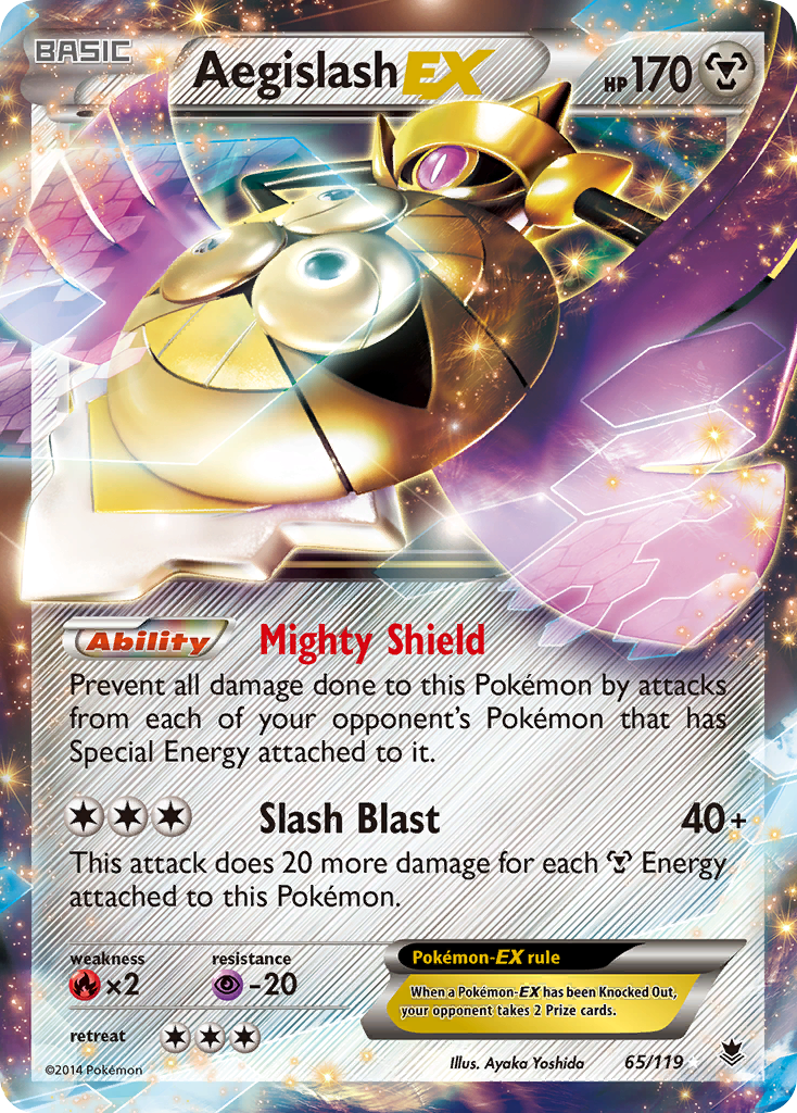 Aegislash EX (65/119) [XY: Phantom Forces] | Silver Goblin