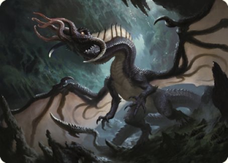 Brainstealer Dragon Art Card [Commander Legends: Battle for Baldur's Gate Art Series] | Silver Goblin