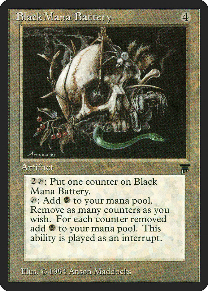 Black Mana Battery [Legends] | Silver Goblin