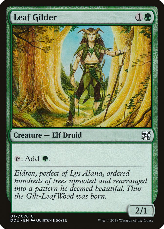 Leaf Gilder [Duel Decks: Elves vs. Inventors] | Silver Goblin