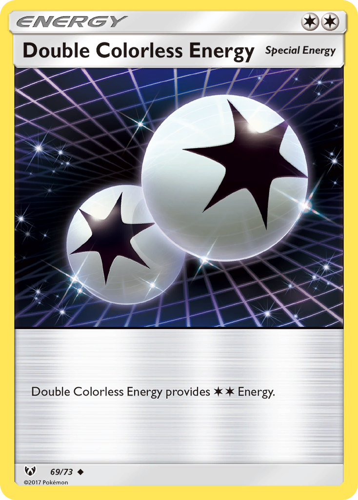 Double Colorless Energy (69/73) [Sun & Moon: Shining Legends] | Silver Goblin