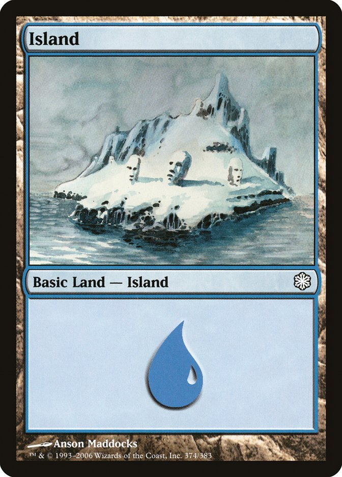 Island (374) [Coldsnap Theme Decks] | Silver Goblin