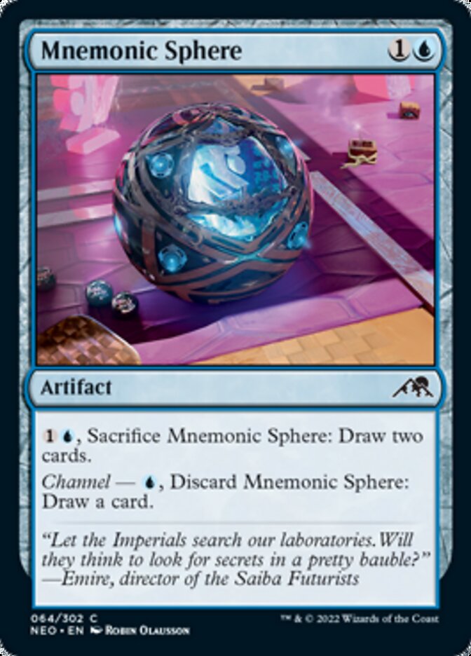 Mnemonic Sphere [Kamigawa: Neon Dynasty] | Silver Goblin