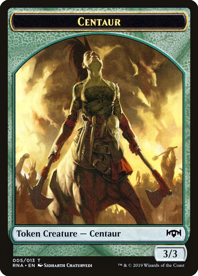 Centaur Token [Ravnica Allegiance Tokens] | Silver Goblin