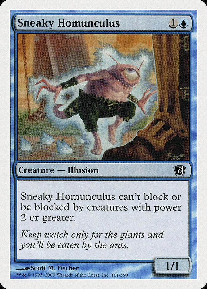 Sneaky Homunculus [Eighth Edition] | Silver Goblin