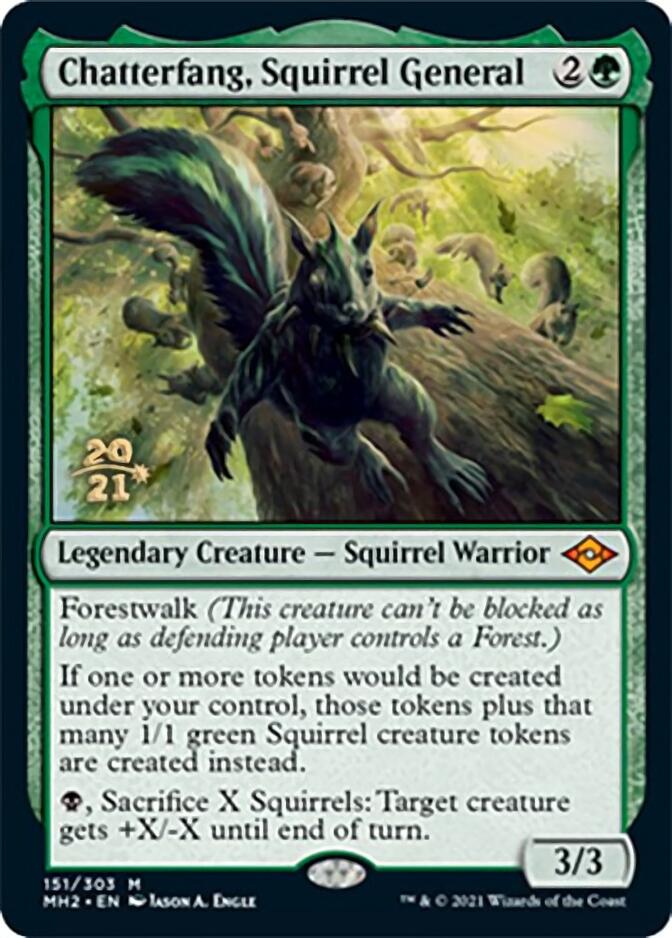 Chatterfang, Squirrel General [Modern Horizons 2 Prerelease Promos] | Silver Goblin