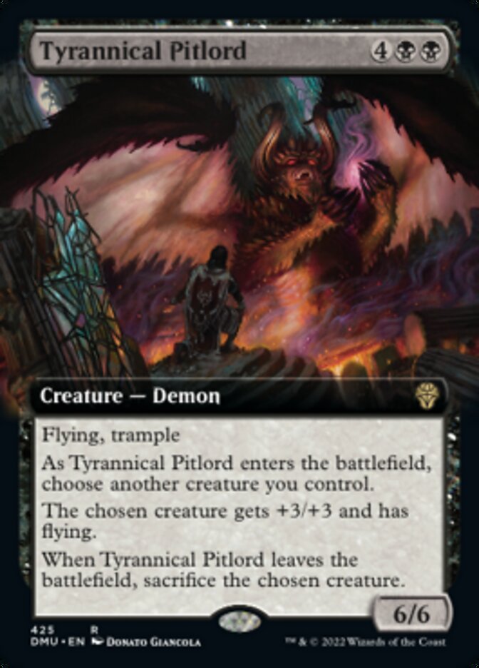 Tyrannical Pitlord (Extended Art) [Dominaria United] | Silver Goblin