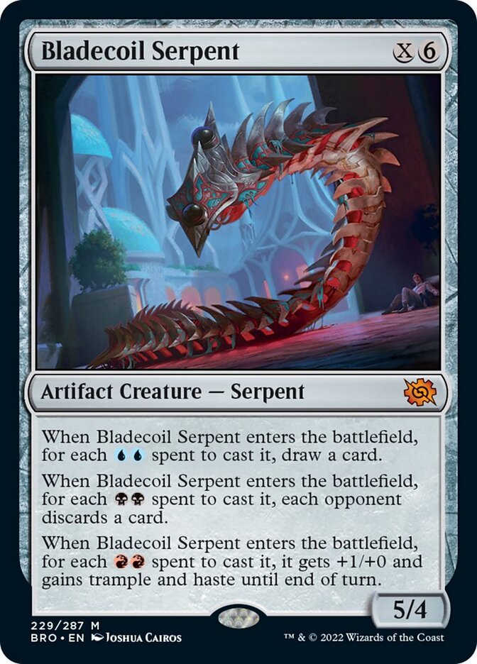 Bladecoil Serpent [The Brothers' War] | Silver Goblin
