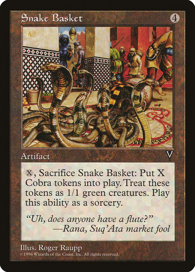 Snake Basket [Visions] | Silver Goblin