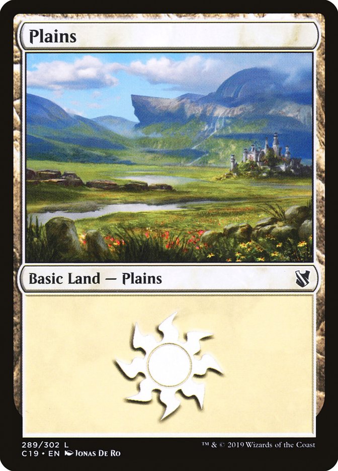 Plains (289) [Commander 2019] | Silver Goblin