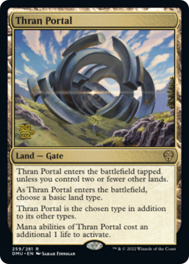Thran Portal [Dominaria United Prerelease Promos] | Silver Goblin