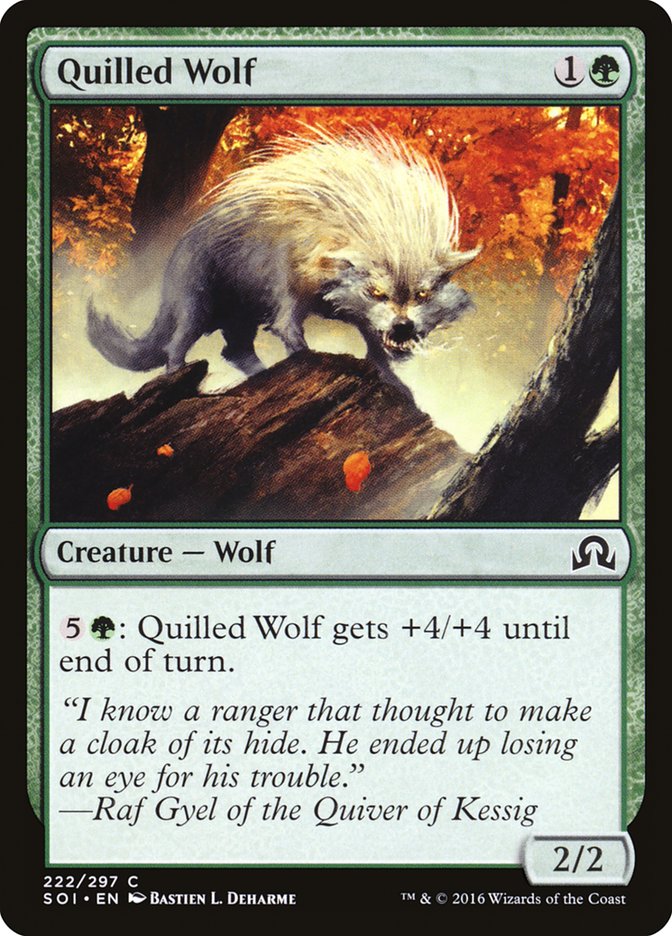 Quilled Wolf [Shadows over Innistrad] | Silver Goblin