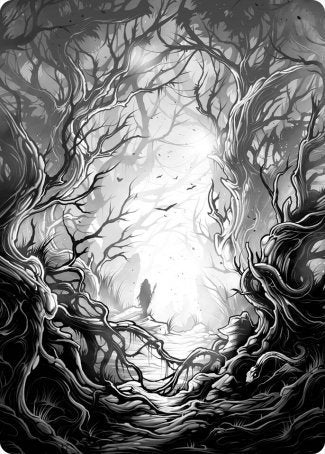 Forest 1 Art Card [Innistrad: Midnight Hunt Art Series] | Silver Goblin