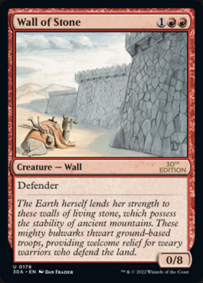 Wall of Stone [30th Anniversary Edition] | Silver Goblin
