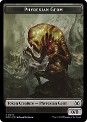 Phyrexian Germ // Myr Double-Sided Token [March of the Machine Commander Tokens] | Silver Goblin