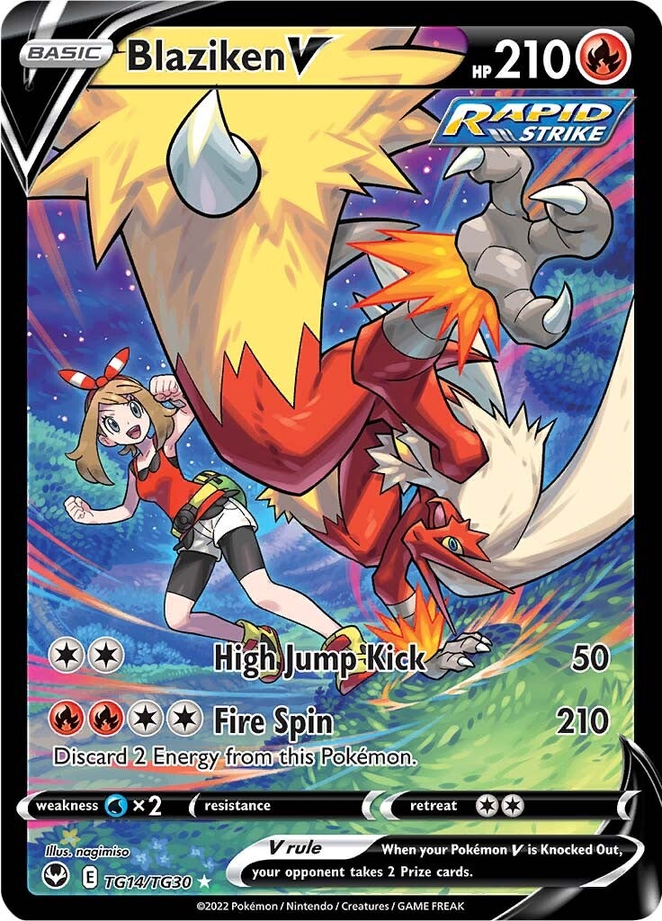 Blaziken V (TG14/TG30) [Sword & Shield: Silver Tempest] | Silver Goblin