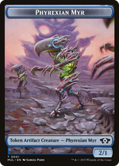 Phyrexian Myr // Spirit (14) Double-Sided Token [March of the Machine Tokens] | Silver Goblin