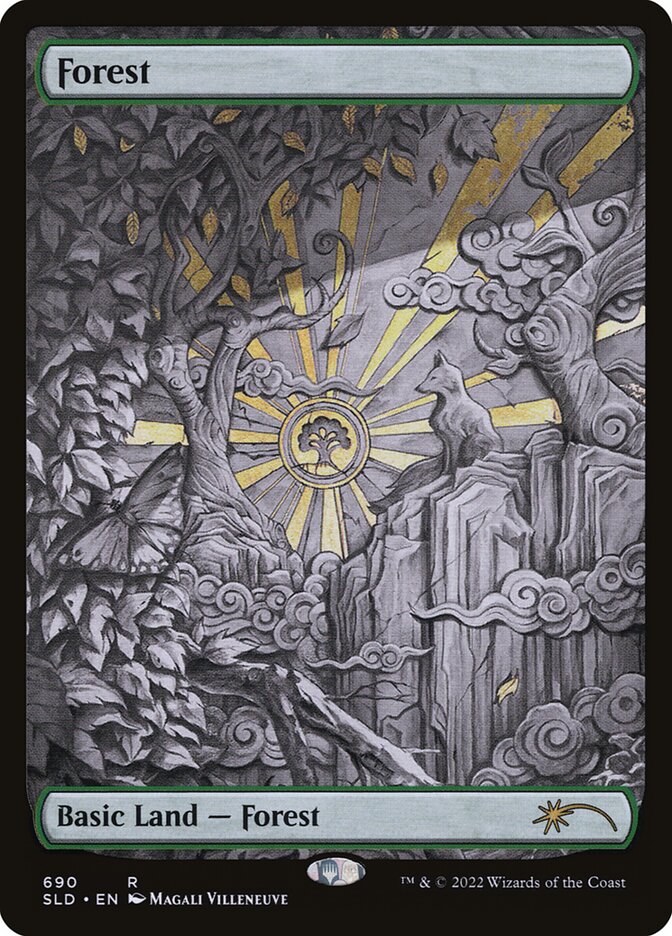 Forest (690) (Sketch) [Secret Lair Drop Promos] | Silver Goblin